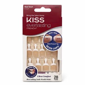 KISS Everlasting French Press On Nails Real Short